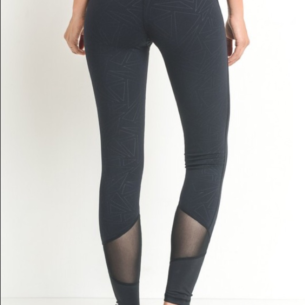 Dina Geo Print Mesh Full Leggings - Picture 5 of 5